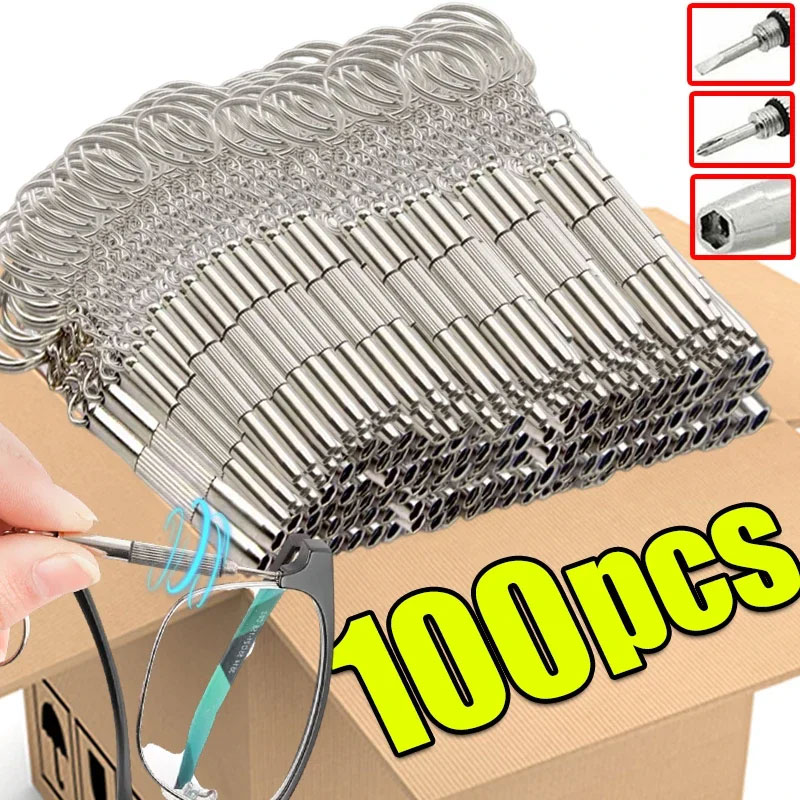 Watch Repair Tool Kit - Tournevis en acier pour lunettes, tournevis