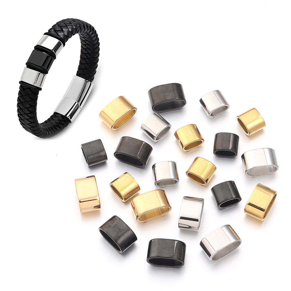 Perles coulissantes plates en  - Charm Bracelet Beads avis et prix