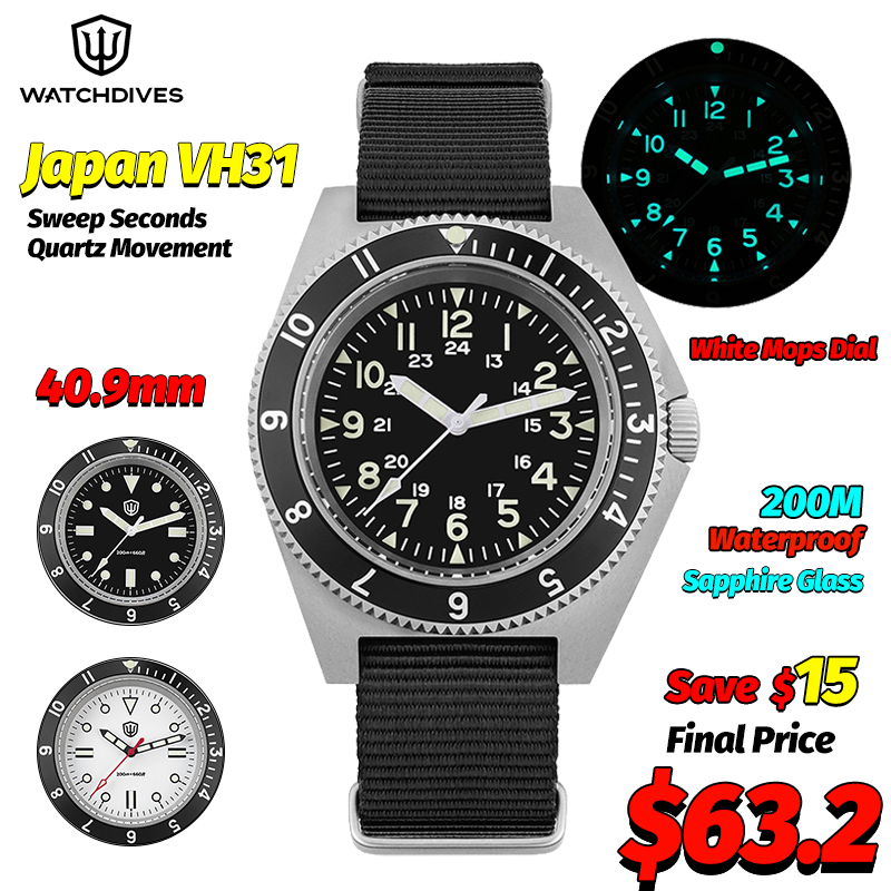 Watchdives WD1972 montre à Qua - Jewelry And Watches Box avis et prix